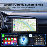 7 9 10 Inch 2Din Car Stereo with Wireless Carplay and Android Auto Car Radio with BT4.1 Backup Camera Mirror Link GPS Wifi FM AM