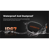 Powergo Wireless Speaker, IP67 Waterproof, Sound with Punchy Bass Bluetooth 5.3 24H Playtime Dual-Speaker Portable Stereo