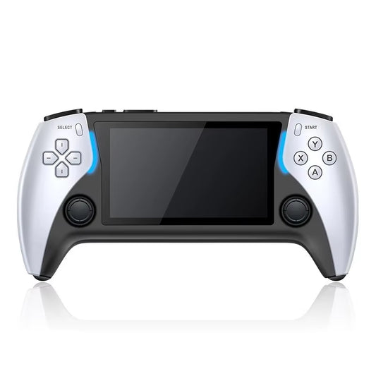 The Handheld Game Console PS5 Supports High-Definition Arcade Games and Allows for Two-Player Multiplayer with Dual Controllers.