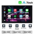 7 9 10 Inch 2Din Car Stereo with Wireless Carplay and Android Auto Car Radio with BT4.1 Backup Camera Mirror Link GPS Wifi FM AM