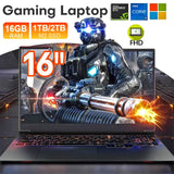 Xiaman 16" Gaming Laptop Computer  Core I7 6700HQ NVIDIA GTX1060 Win11 Pro Gamer Laptop 16GB DDR4 1TB SSD Notebook PC Gamer