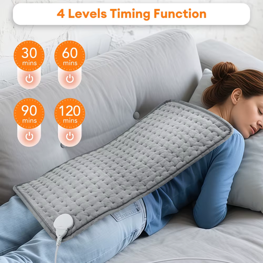 9 Level 4 Mode Timer 30X60Cm Electric Heating Pad Blanket Hot Heated Pad for Abdomen Shoulder Knee Legs Winter Warm Washable