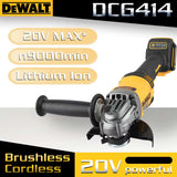 DCG414 18V Max XR Brushless 125mm Angle Grinder - 8800 RPM for Metal, Wood, and Pipe Cutting & Polishing