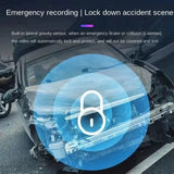 Dash Camera Q02 1080P Full HD Dashcam DVR Car Camera Vehicle Video Recorder Wide Angle Cam G-Sensor Loop Recording WDR