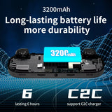 RG40XX H Handheld Game Console 4'' Screen Linux System Joystick RGB Lighting Effect RG40XXH Video Player Trimui Console