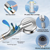 4 Mode High Pressure Shower Head Pressurized Water Massage Showerhead with Filter Handheld Shower Mixer Bathroom Accessories