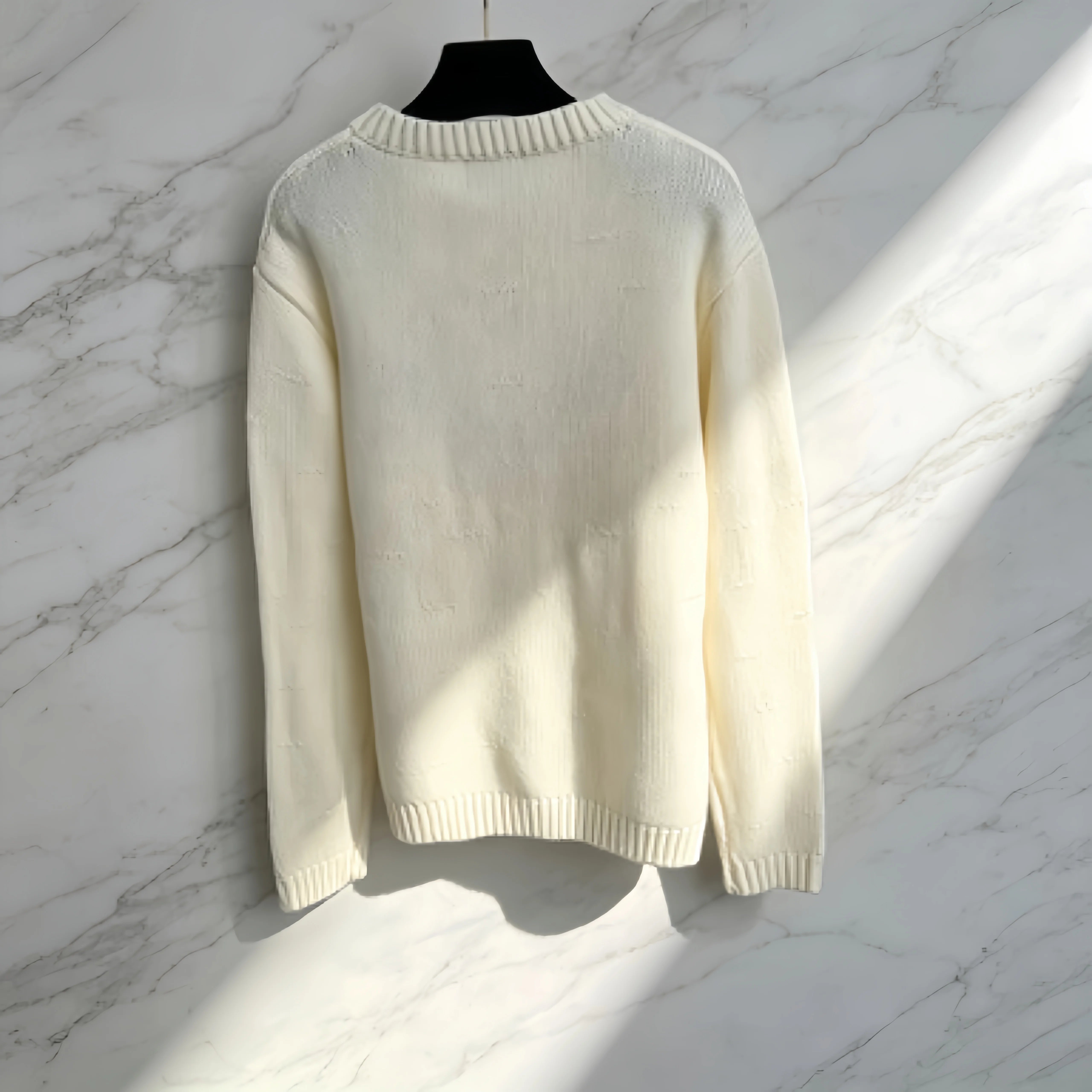 2026 Women Long-sleeved knitted Sweater New Fashion Trend Popular Versatile Breathable Long-sleeved knitted Sweater