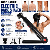 Long Handle Electric Back Shaver For Men USB Rechargeable Body Hair Removal Razor