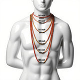12mm Fashionable Men's Necklace, Featuring A High-end Hip-hop Style, Is Perfect for Music Festivals. It's Fashionable And Versatile, Making It The Perfect Gift for Your Boyfriend