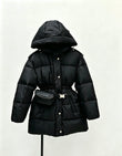 Stylish Women's Cinched-Waist Down Jacket – Latest 26SS Collection LH01