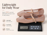 2026 Women's Mesh Ballet Flats Pointed Toe Breathable Flat Shoes Elegant Casual Slip On Shoes For Office Travel
