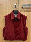 2026 New Style Womens Red Denim Vest Jacket Coat Size M L Fashionable and Good Texture Code 042