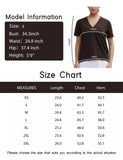 THE GYM PEOPLE Women's Loose Fit Workout T-Shirts V Neck Short Sleeve Running Yoga Lounge Tee Tops