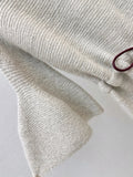 2026 Women Tunic Sweater Boat Neck Batwing Flare Sleeve Leather Drawstring Bow Waist Thick Wool Blend Loose Top