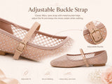 2026 Women's Mesh Ballet Flats Pointed Toe Breathable Flat Shoes Elegant Casual Slip On Shoes For Office Travel