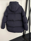 2026 autumn and winter large pocket waist cinched long sleeved hooded mid length cotton jacket for girls