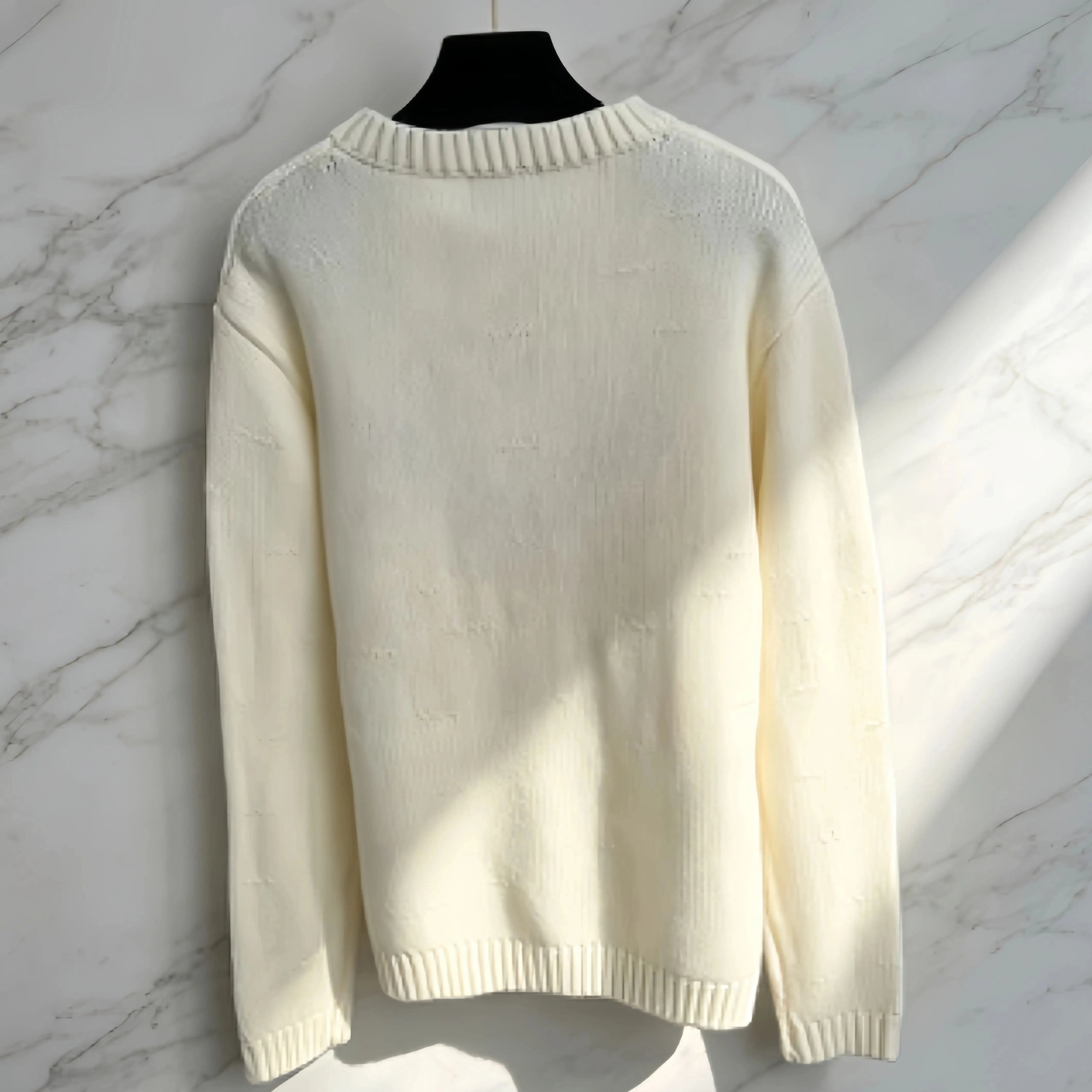 2026 Women Long-sleeved knitted Sweater New Fashion Trend Popular Versatile Breathable Long-sleeved knitted Sweater