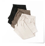 Lady Baggy Pants High Waist Lace Up Straight Leg Pants Women's Classic Designer Suit Trousers High Fashion Korean style Office