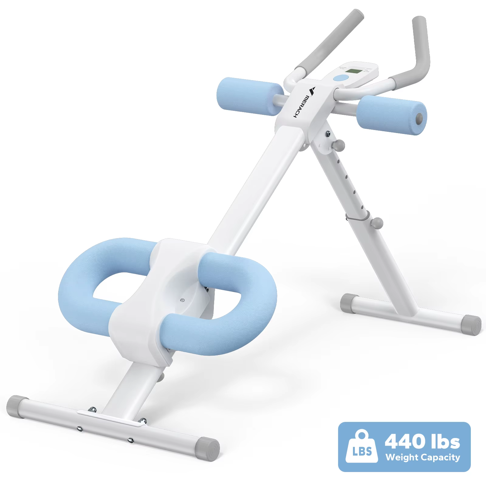 Ab Machine Adjustable Trainer Workout Foldable Knee Protection Abdominal Exercise Machine Core Ab Exercise System Trainer