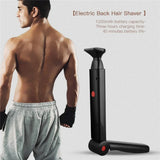 Long Handle Electric Back Shaver For Men USB Rechargeable Body Hair Removal Razor