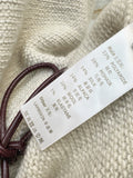 2026 Women Tunic Sweater Boat Neck Batwing Flare Sleeve Leather Drawstring Bow Waist Thick Wool Blend Loose Top