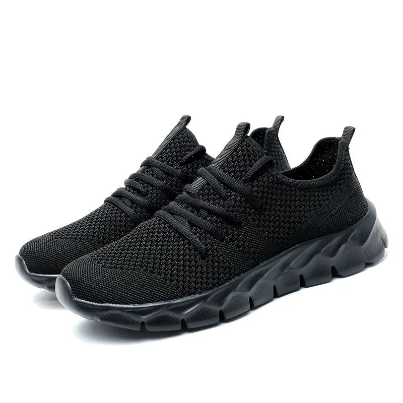 Breathable Mesh Running Shoes - Slip-On Design with MD Sole for Men and Women - Perfect for Sports & Leisure Activities in Spring/Summer/Fall