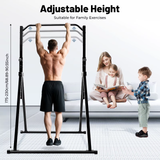 Adjustable Height Home Pull up Bar Gymnastics Practice Bar Triangular Pull up Station for Home Gym Strength Training Equipment