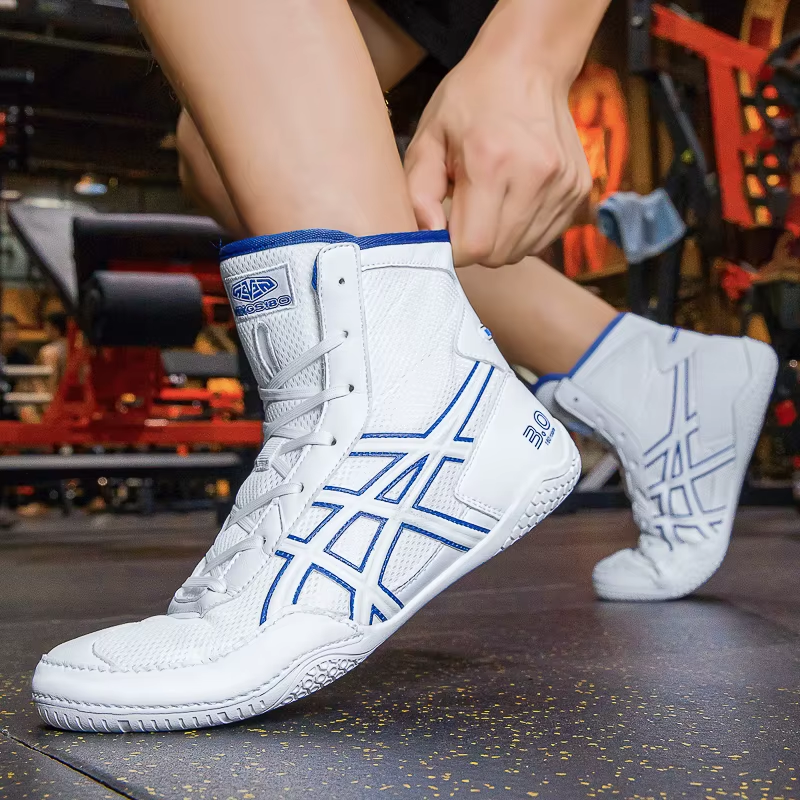 Big Size 36-47 Non Slip Wrestling Shoes Breathable Men Boxing Sneakers Women Wrestling Footwears Comfortable Combat Sneakers