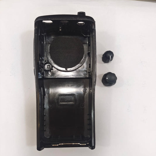 Black Walkie Housing Front Cover + Volume Channel Knob Fit for DP200D DP1400 DEP450 XIR P3688 Two Way Radio