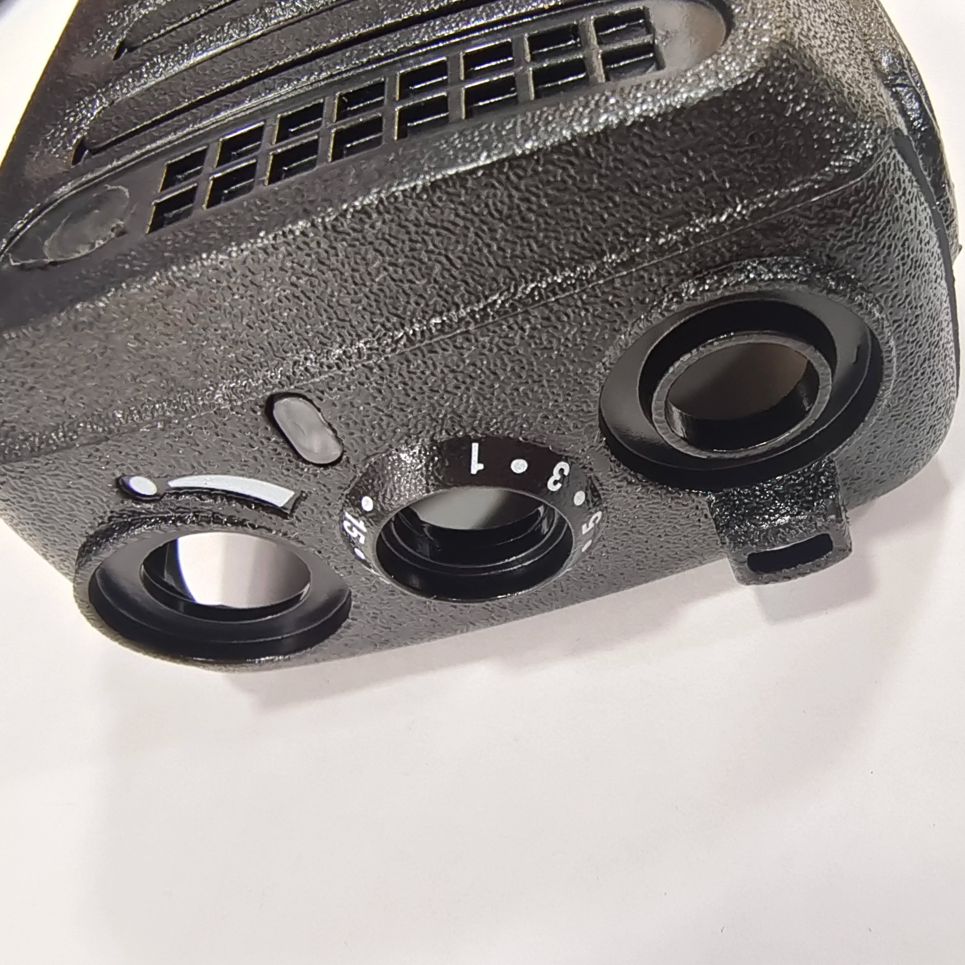 Black Walkie Housing Front Cover + Volume Channel Knob Fit for DP200D DP1400 DEP450 XIR P3688 Two Way Radio