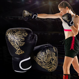 Boxing Gloves Breathable Sanda Boxing Gloves PU Leather Professional Boxing Gloves Fighting Taekwondo Mitts for Children Adults