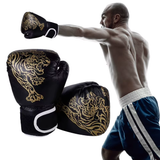 Boxing Gloves Breathable Sanda Boxing Gloves PU Leather Professional Boxing Gloves Fighting Taekwondo Mitts for Children Adults