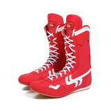 Boxing Shoes High Professional for Men and Women Adult Blue Red Black 35 -46