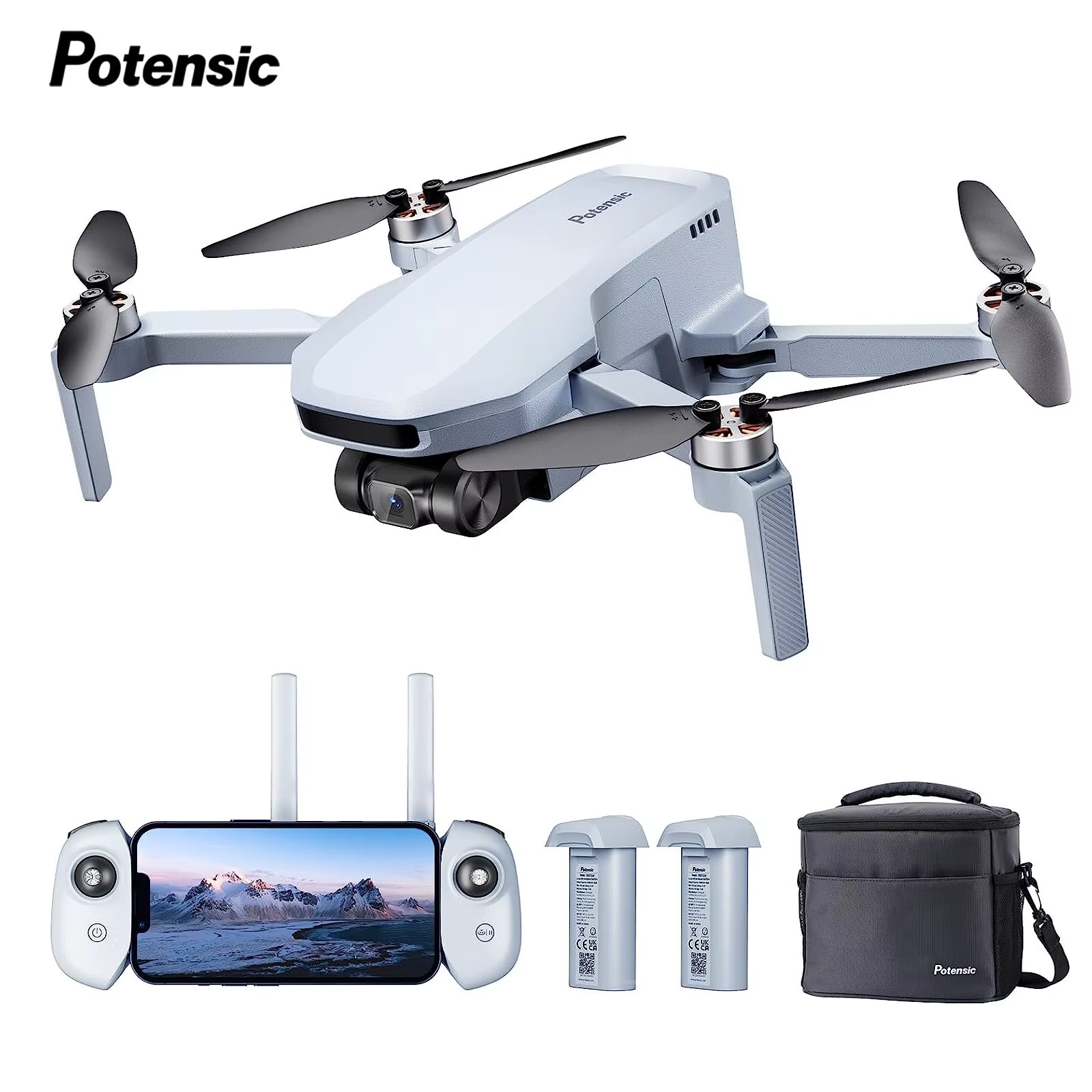 C0 Single Axis Gimbal 4K GPS Drones Professional under 249G Max 4-KM for Adults and Beginners ATOM SE