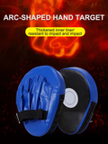 Curved Boxing Hand Target PU Leather Curved Punching Mitts Breathable Boxing Mitts Kickboxing Pads for Martial Arts Training