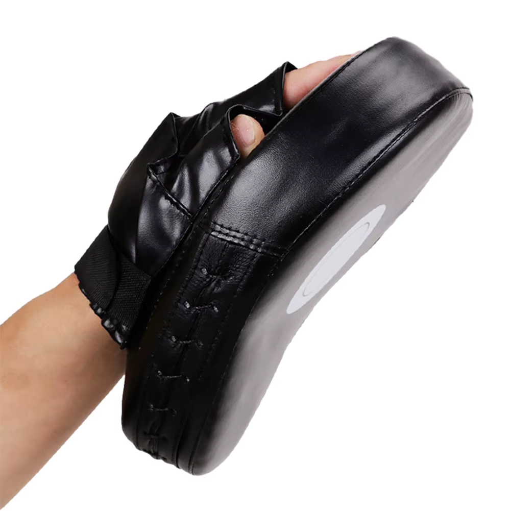 Curved Boxing Hand Target PU Leather Curved Punching Mitts Breathable Boxing Mitts Kickboxing Pads for Martial Arts Training