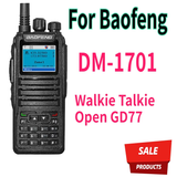 DM-1701 for Baofeng Walkie Talkie Open GD77 Dual Mode Analog/Digital Tier 1+2 Dual Time Slot Ham Dual Band Two Way Radio DR-1801