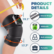 Electric Heated Vibration Knee Massage Pad 3 in 1 Massager Shoulder Elbow 3 Hot Compress Thermal Joint Brace Muscle Relaxation