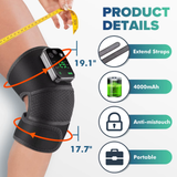 Electric Heated Vibration Knee Massage Pad 3 in 1 Massager Shoulder Elbow 3 Hot Compress Thermal Joint Brace Muscle Relaxation