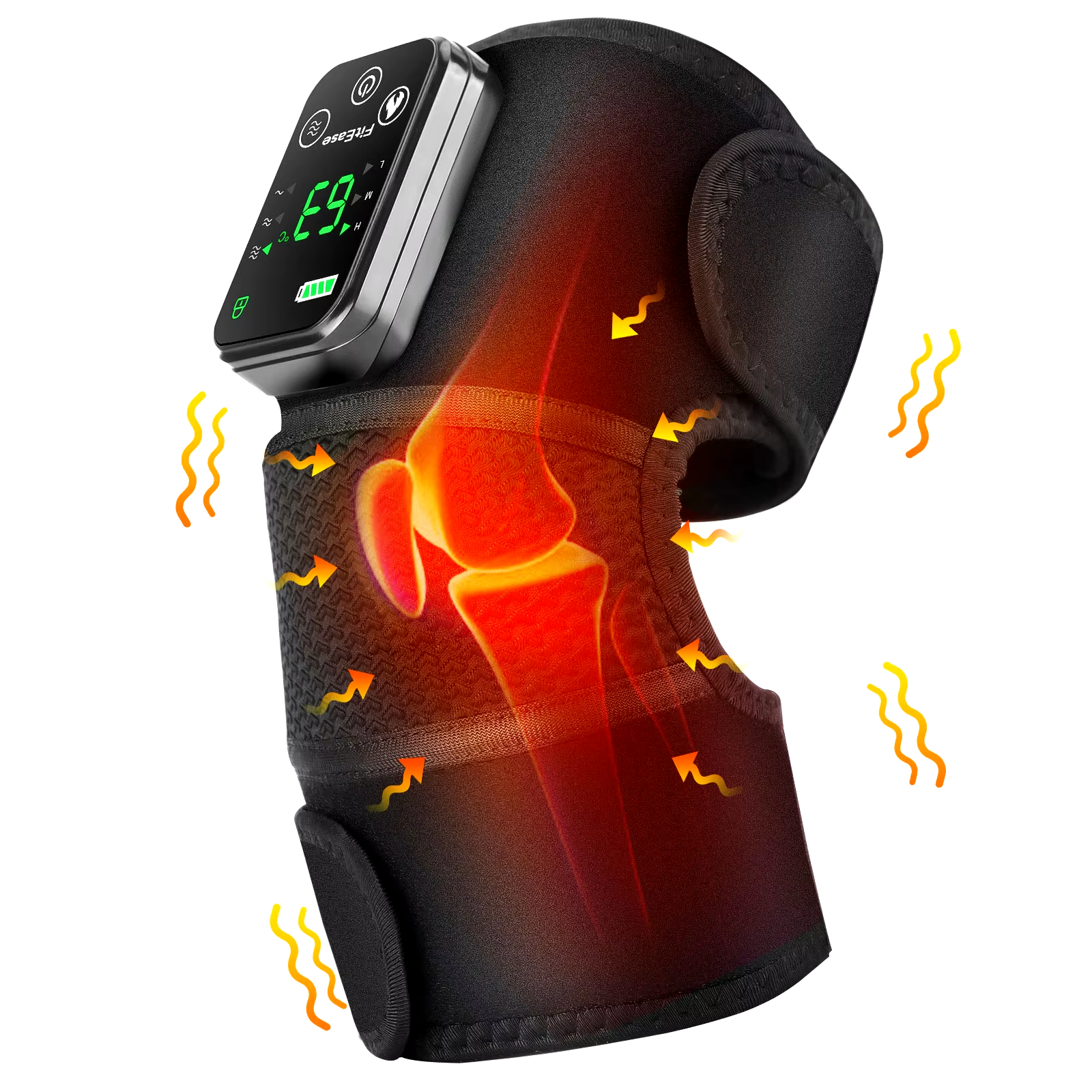 Eletric Heating Knee Massage Instrument Vibrator Knee Pad Joint for Elbow Leg Knee Shoulder