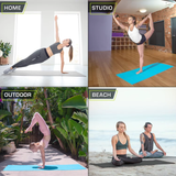 Extra Long 72-Inch Yoga Mat, 3Mm Thick Non-Slip Lightweight Fitness Mat for Yoga Pilates Exercise