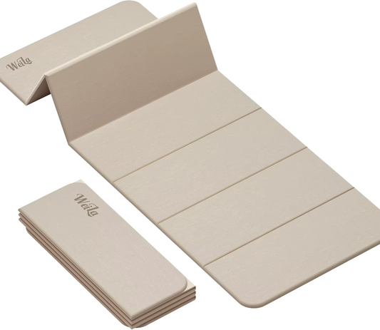 Extra Thick Yoga Mat, 69X24 Inch Non-Slip Exercise Mat for Home Gym, Foldable for Travel Camping