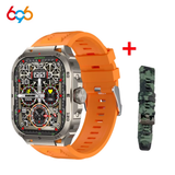 Fashion 2.1" Outdoor Sports Fitness Men Heart Rate Health Smart Watches Compass Blue Tooth Call NFC Music Waterproof Smartwatch