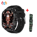 Fashion 2.1" Outdoor Sports Fitness Men Heart Rate Health Smart Watches Compass Blue Tooth Call NFC Music Waterproof Smartwatch