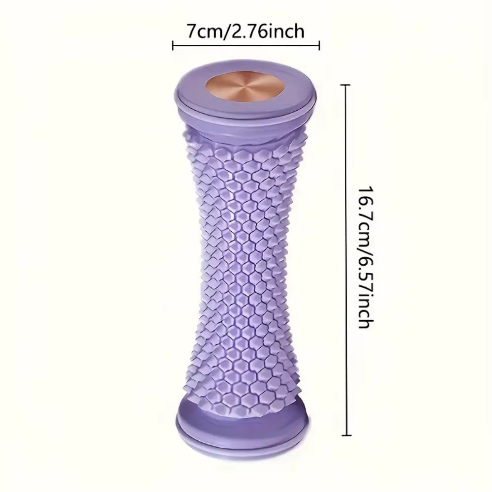 Foot Massager Massage Roller Yoga Massage Ball Plantar Fascia Roller Muscle Relaxation Care Plastic Manual Foot Massager