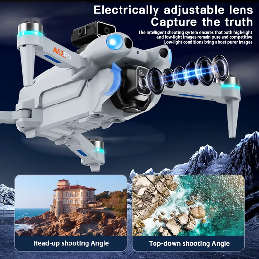 For Xiaomi 2026 NEW AE5 Drone 4K Professional 8K HD Camera Remote Control with Screen WIFI UAV Brushless Foldable Quadcopter Toy