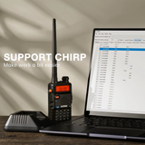 GT-5R Handheld Ham Radio, Walkie Talkies for Adults, FCC Compliant, Black