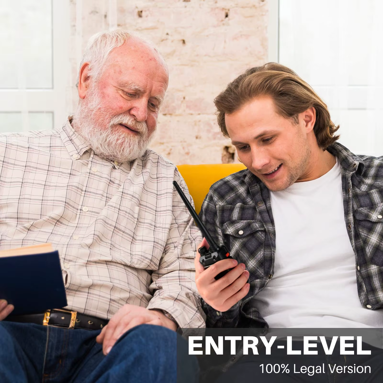 GT-5R Handheld Ham Radio, Walkie Talkies for Adults, FCC Compliant, Black