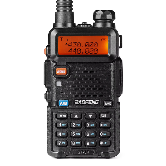 GT-5R Handheld Ham Radio, Walkie Talkies for Adults, FCC Compliant, Black