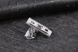 "The FLIPSIDE by YAQI" A Dual Comb Dual Aggression Level Mens Razor Head In Chrome